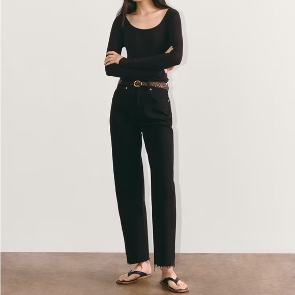 NWT Everlane • the way high jean crop sz 35 - Picture 2 of 16